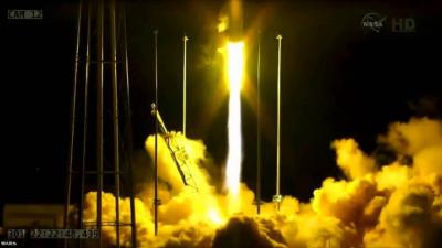 Ракета «Антарес» уничтожила космодром в США из-за дефекта модуля из Украины