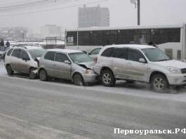 ГИБДД Первоуральска об острых проблемах аварийности в первые холодные дни.