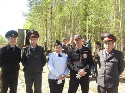 В Первоуральске полицейские приняли активное участие  в акции «Всероссийский день посадки леса».