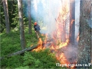 Пожарная обстановка в лесах вокруг Первоуральска под контролем
