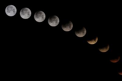 НАСА организовало прямую трансляцию полного лунного затмения