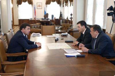 Губернатор обсудил с главой администрации Первоуральска планы по ремонту городских дорог