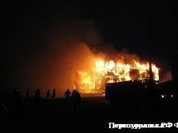 В коллективном саду Первоуральска произошел пожар.