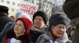 Сторонники Путина провели митинг в Первоуральске