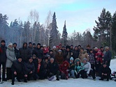 Первоуральские "трезвенники" встретились на зимней поляне.